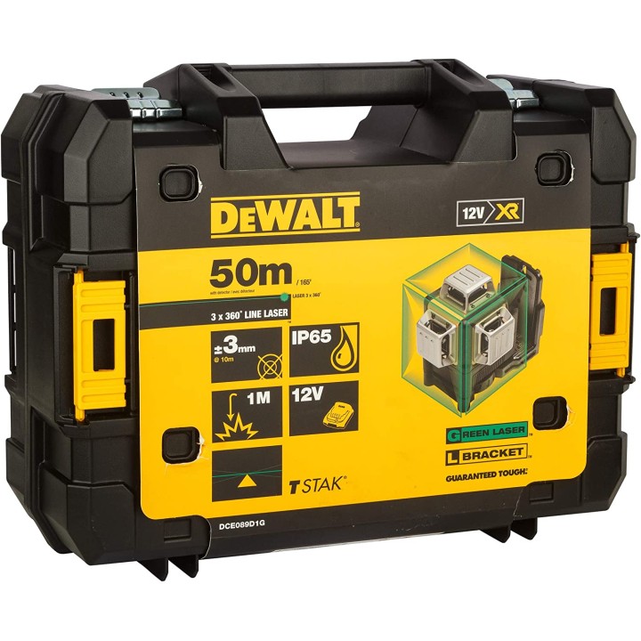 LIVELLA LASER 'DEWALT' GREEN 10.8V DCE089D1G-QW