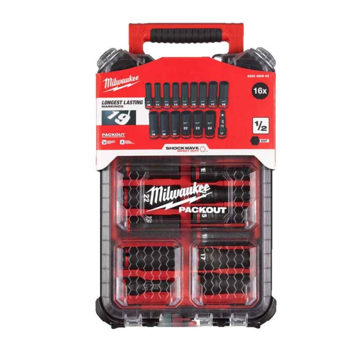 CASSETTA SET PZ. 16 BUSSOLE 1-2 PACKOUT 4932480943 'MILWAUKEE'