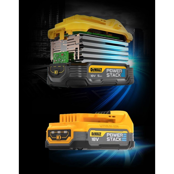 BATTERIA 18V IN KIT DCB1102E2-QW 2batterie Powersta 2Ah+carica 'DEWALT'