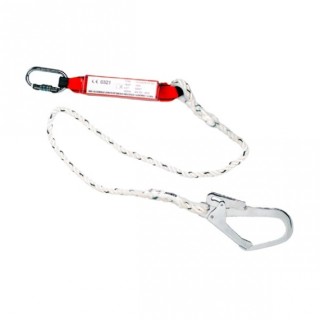 CORDINO DI POSIZIONAMENTO ML. 2.0 C-DISSIPATORE+MOSCHETTONE 'AK112P'