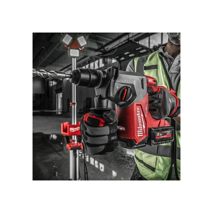 TASSELLATORE BATTERIA 18V 5,5Ah SDS PLUS M18 FHX-552X 2.5J 'MILWAUKEE'