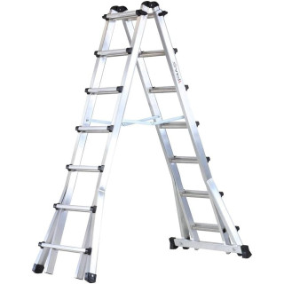 Scala Alluminio Scalissima 4-6+4-6 | Busolin Edilizia