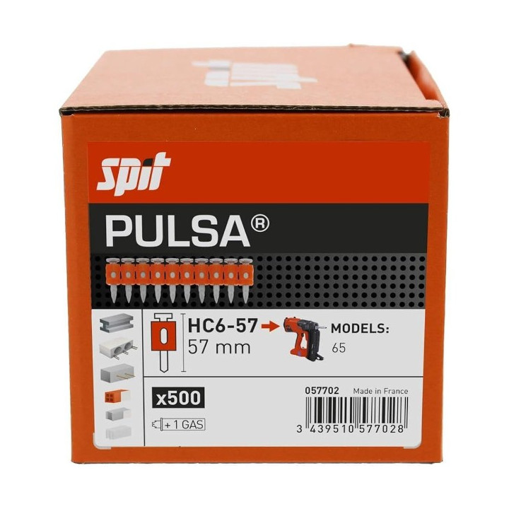 CHIODATRICE GAS PULSA 65 + pz. 500 chiodi HC6 57 'SPIT'
