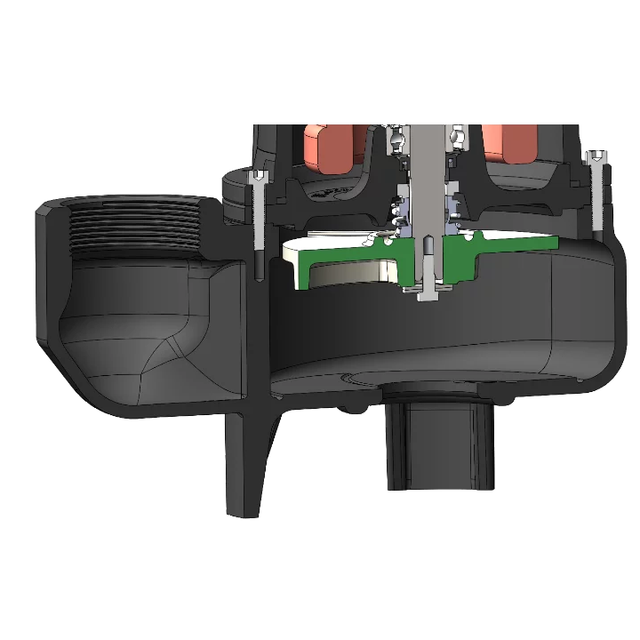 ELETTROPOMPA 2-7 MG GHISA HP. 0.80-2.00 prevalenza ml. 6-12 portata 150-520 l-m
