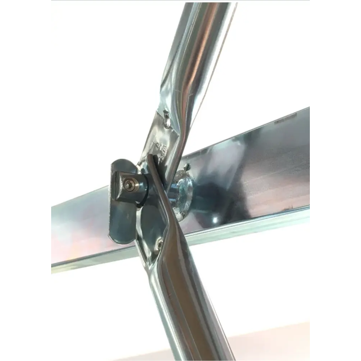 TRABATTELLO ACCIAIO 1,87X0,80 mt. H. 2,80 ALADIN + PROLUNGA 'SVELT' web