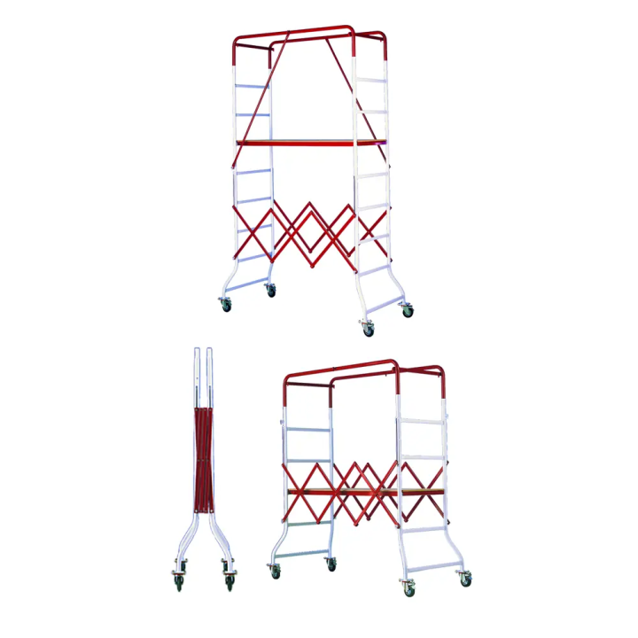 TRABATTELLO ACCIAIO 1,87X0,80 mt. H. 2,80 ALADIN + PROLUNGA 'SVELT' web