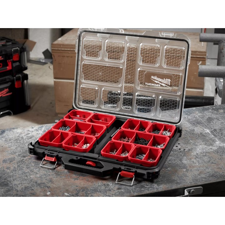 CASSETTA ORGANIZER PACKOUT SLIM 500X380X65 MM. 4932471064 'MILWAUKEE'