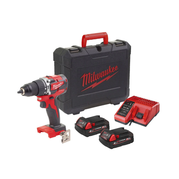 TRAPANO BATTERIA AVV. PERCUSSIONE M18 CBLPD-202C 'MILWAUKEE'