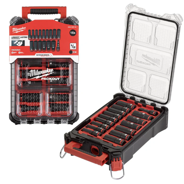 CASSETTA SET PZ. 16 BUSSOLE 1-2 PACKOUT 4932480943 'MILWAUKEE'