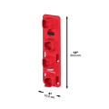 PORTABATTERIE M12 P-PIASTRA P-CASSETTA PACKOUT 4932480708 'MILWAUKEE'