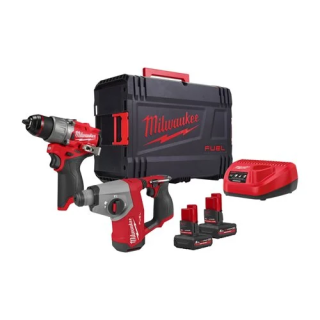 TASSELLATORE BATTERIA KIT M12 FPP2BG2-502X+ FPD2 AVVITATORE 'MILWAUKEE'