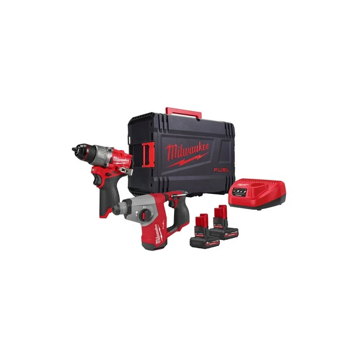 TASSELLATORE BATTERIA KIT M12 FPP2BG2-502X+ FPD2 AVVITATORE 'MILWAUKEE'