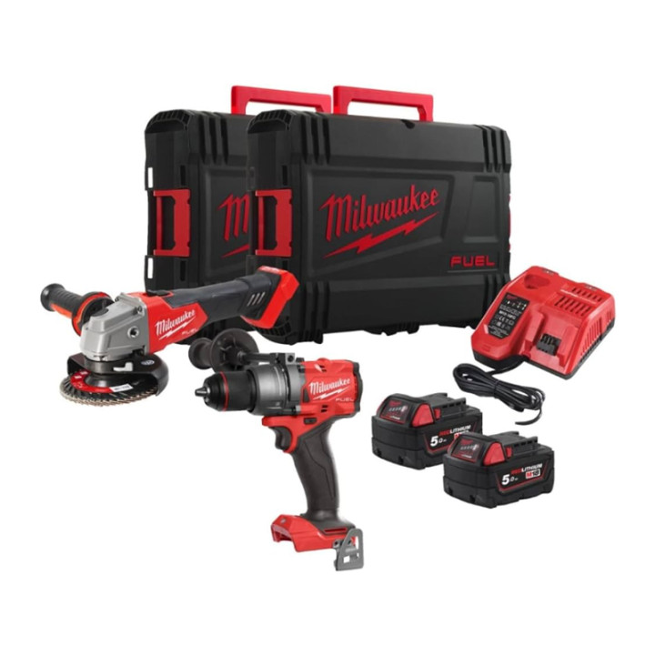 SMERIGLIATRICE BATTERIA KIT M18 FSAG125X+ CBLPD TRAPANO 'MILWAUKEE'