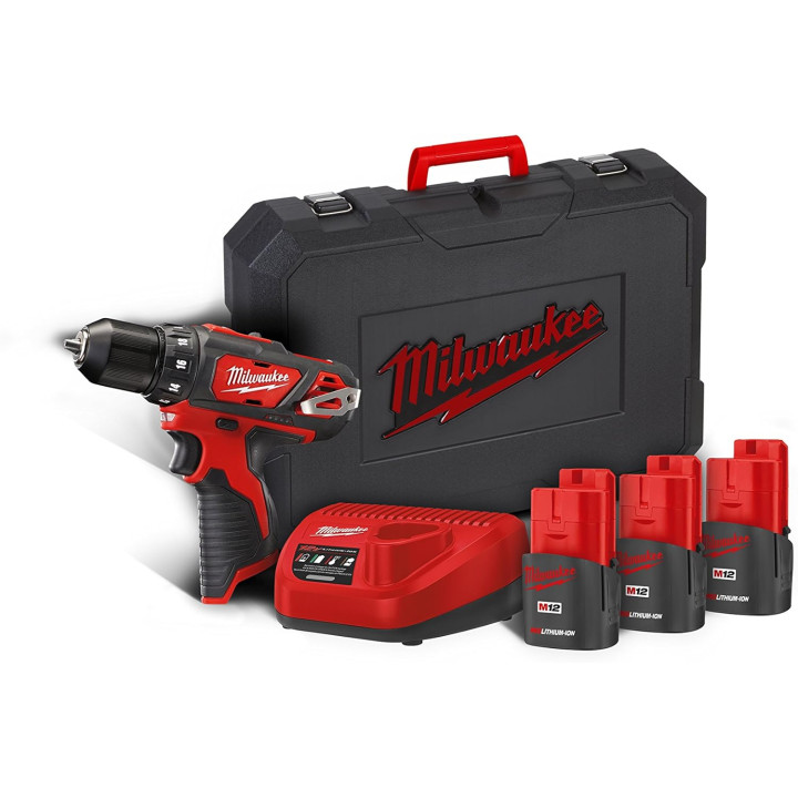 TRAPANO BATTERIA AVVITATORE M12 BDD-153C 'MILWAUKEE'