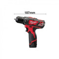 TRAPANO BATTERIA AVVITATORE M12 BDD-153C 'MILWAUKEE'