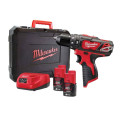 TRAPANO BATTERIA AVVITATORE PERCUSSIONE M12 BPD-202C 'MILWAUKEE'