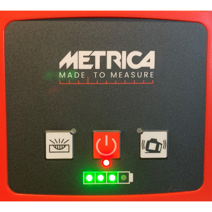 LIVELLA LASER 'METRICA' ROTATIVO H4 + TREPPIEDE REGOLABILE + STADIA