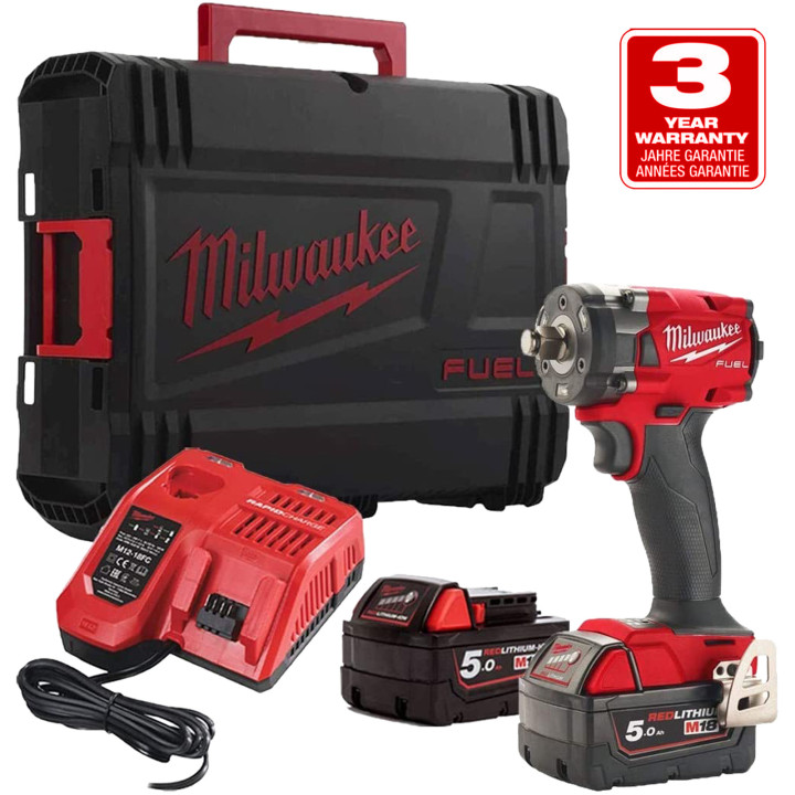 AVVITATORE A IMPULSI 18V 1-2' M18 FMTIW2F12-502X 745Nm M22 'MILWAUKEE'
