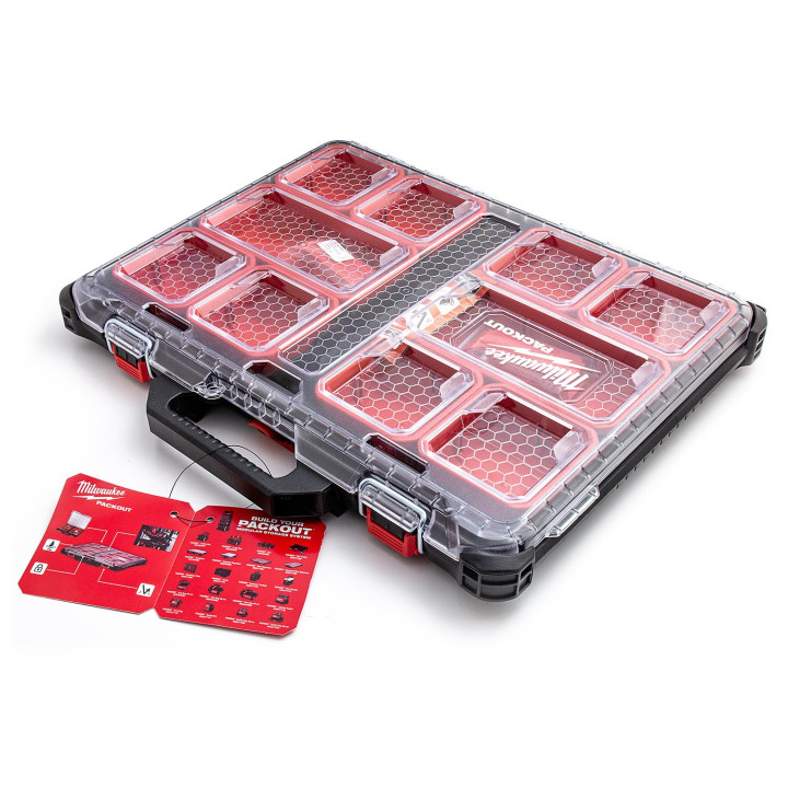 CASSETTA ORGANIZER PACKOUT SLIM 500X380X65 MM. 4932471064 'MILWAUKEE'