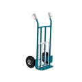 CARRELLO PORTASACCHI ACCIAIO C-RIBALTA c-ruote pneumatiche