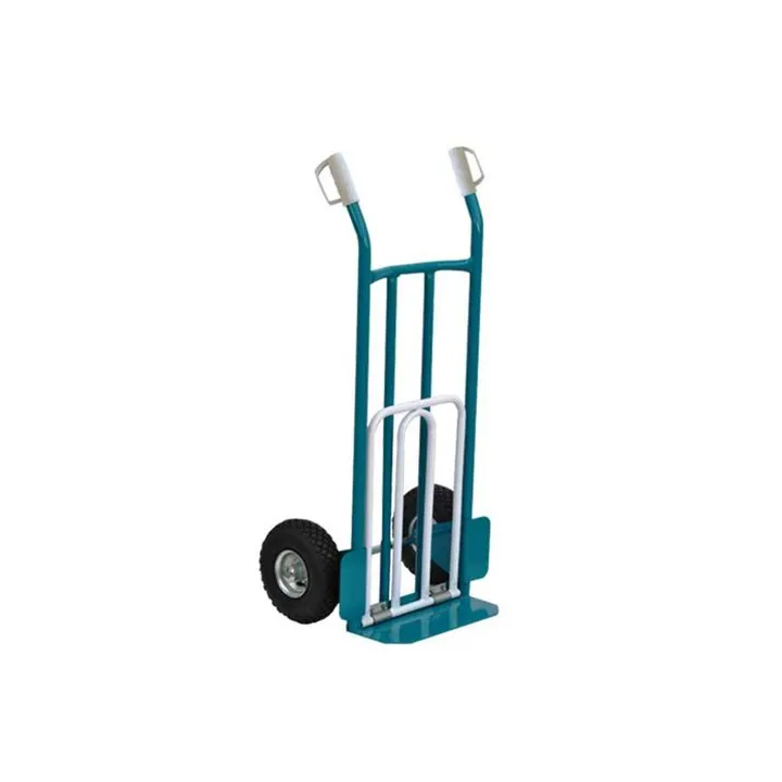 CARRELLO PORTASACCHI ACCIAIO C-RIBALTA c-ruote pneumatiche