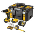 TRAPANO BATTERIA AVV. PERCUSSIONE 18V DCZ100P2KT-QW 'DEWALT'