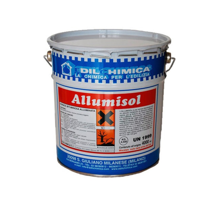 VERNICE ALLUMISOL 12-14 alta copertura KG. 18'EDILCHIMICA'
