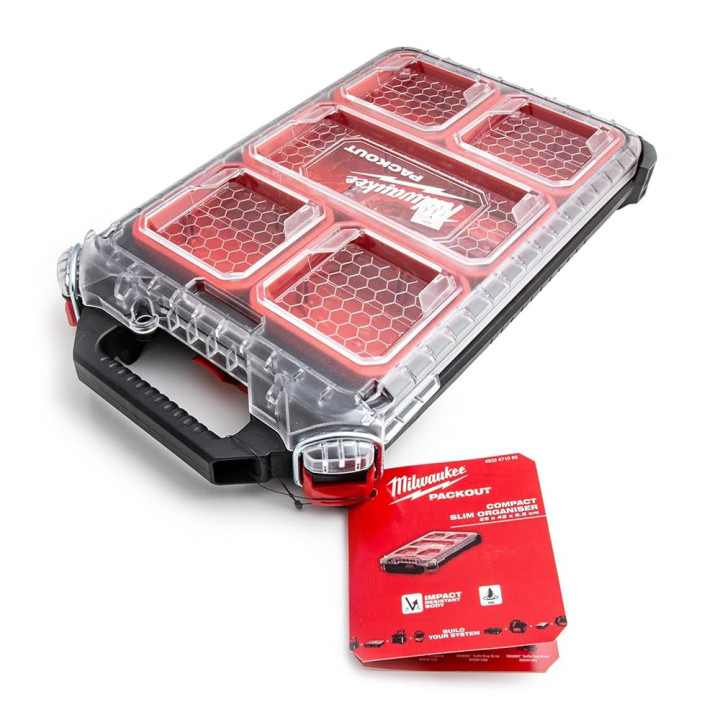 CASSETTA ORGANIZER PACKOUT SLIM CO 250X380X65 MM. 4932471065 'MILWAUKEE'