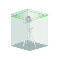 LIVELLA LASER 'METRICA' 3D GREEN ACTION