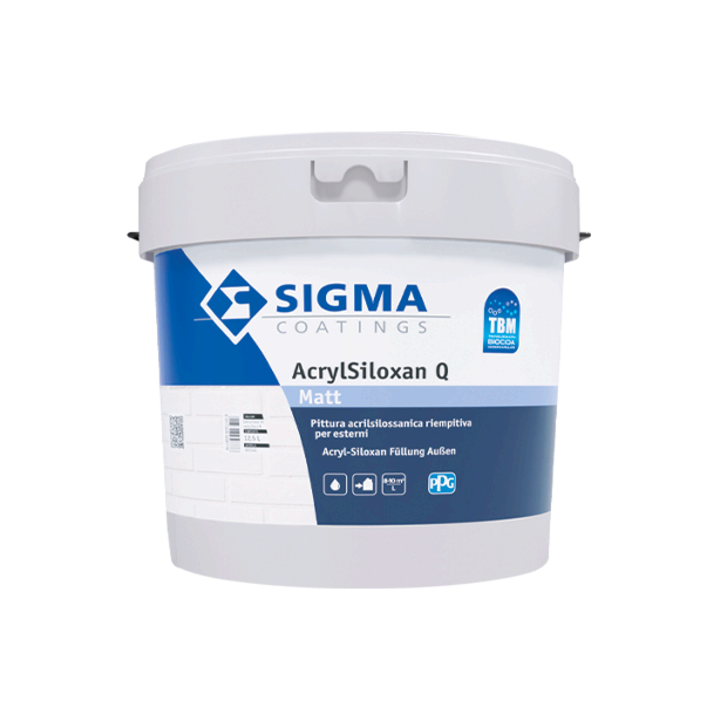 PITTURA ACRYLSILOXAN Q BIANCO LT. 4 'SIGMA'