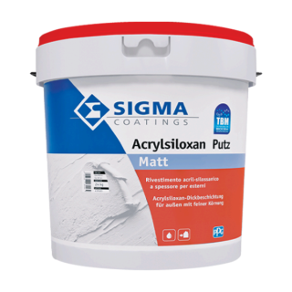 PITTURA INTONACHINO ACRYLSILOXAN PUTZ BIANCO LT. 24 'SIGMA'