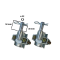 MORSETTO P-ELEVATORE IN COPPIA 'IMER' mod. 1199107