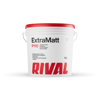 PITTURA LAVABILE EXTRAMATT P-INTERNI LT. 5 BIANCO BASE 'RIVAL'