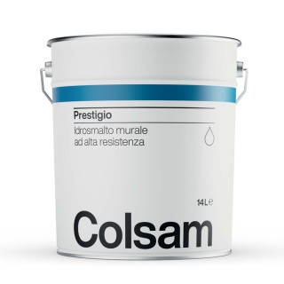 PITTURA SMALTO MURALE PRESTIGIO LT. 14.00 BIANCO BASE 'COLSAM'