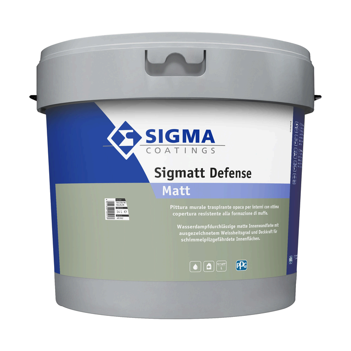 PITTURA SIGMATT DEFENSE BIANCO LT. 14 'SIGMA'